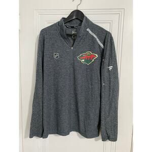 Minnesota Wild NHL Hockey 1/4-Zip Men's Size Medium